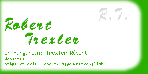 robert trexler business card